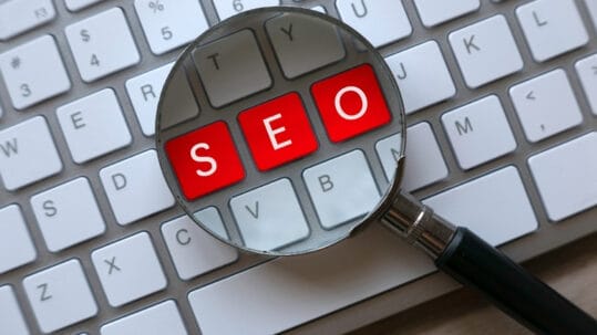 Professional team at Solve Design Create working on digital marketing strategies for a Naples, FL business.